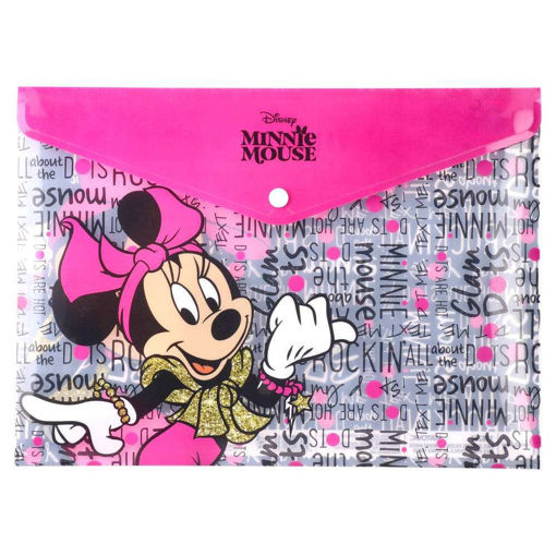 Picture of MINNIE MOUSE A4 BUTTON ENVELOPE